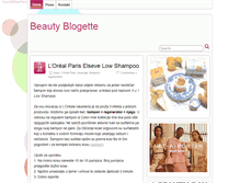 Tablet Screenshot of beautyblogette.net